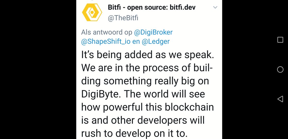ChainPeople's tweet image. 📢 Breaking news!

@TheBitfi announced to build something BIG on #DigiByte's blockchain! What could it be and does the world finaly see the value of this incredible #DGB blockchain project like they mentioned?!