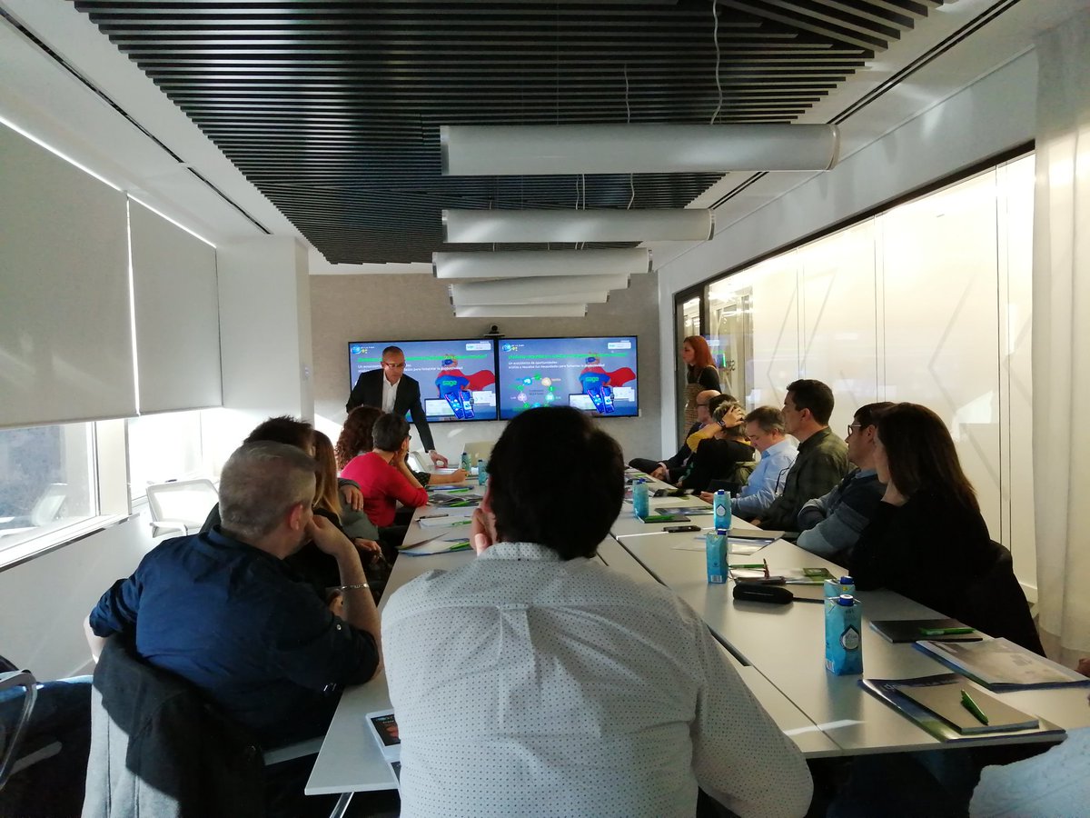 JBenito01's tweet photo. Hoy estamos en @SageSpain #Barcelona hablando de transformación digital, #sage200cloud y Apps con uno de nuestros @SagePartners @Dos_Control https://t.co/5nq78vJXBk