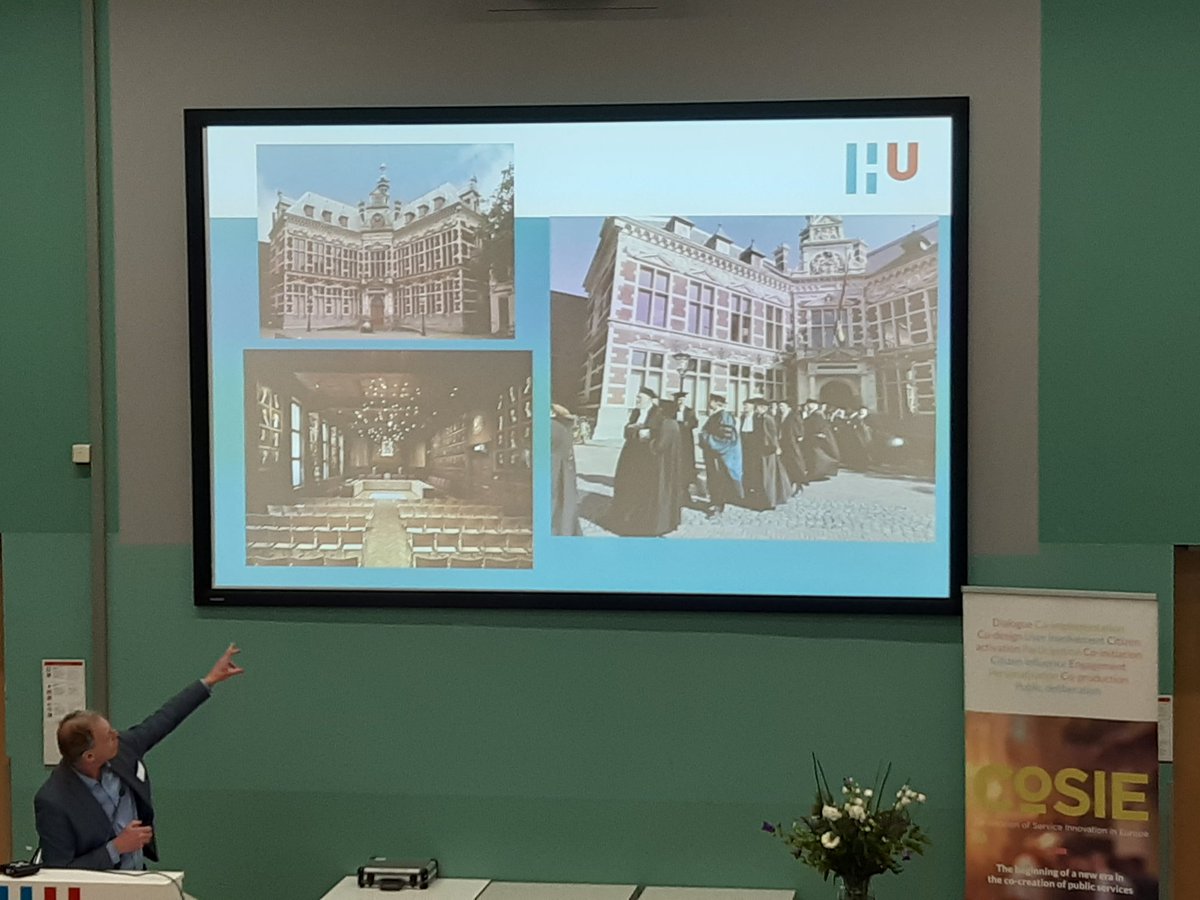WilsoRob's tweet photo. Welcomes from #CoSIE2020 colleagues at Centre for Social Innovation in Utrecht contrasting the old and the new #socialinnovation https://t.co/noyZo6Wkyb