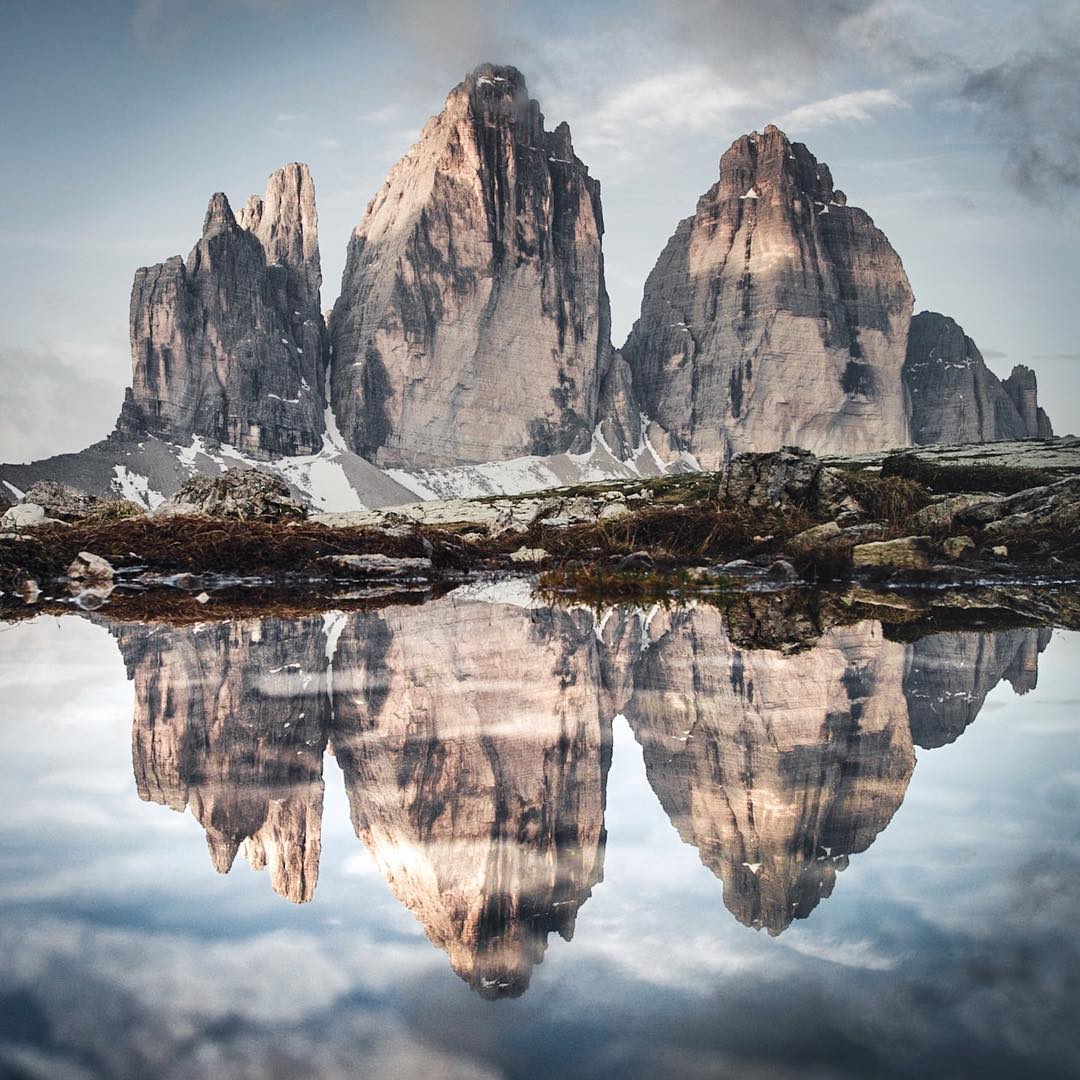 The "Tre Cime di Lavaredo", one of the most admired wonders of the #Dolomites 😍
#TreasureItaly <a href="/DolomitesUNESCO/">Dolomites UNESCO</a>
📷 IG dominiclars