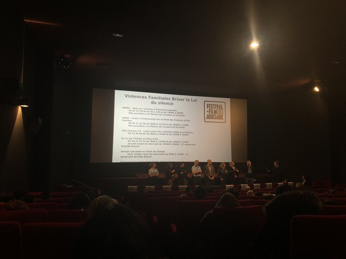 Présence du #CDAD13 au #Festivaldufilmjudiciaire 2020 sur Aix-en-Provence.