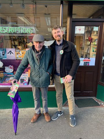 You’d be hard pressed to find a more supportive friend or neighbour as Paddy Egan who helped me out in #Ballymote yesterday. Here w/Paddy &amp; his grandson Alex who was out &amp; about with us, great reception thanks to everyone who stopped to chat &amp; sorry to those I missed #GE2020