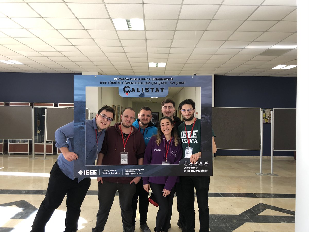 IEEE Çankaya Üniversitesi Öğrenci Kolu olarak, Kütahya Dumlupınar Üniversitesinin ev sahipliğinde gerçekleştirilen Çalıştayda yerlerimizi aldık. <a href="/ieeetrsb/">IEEE Turkey SBs</a> <a href="/ieee_dumlupinar/">IEEE Dumlupınar</a>