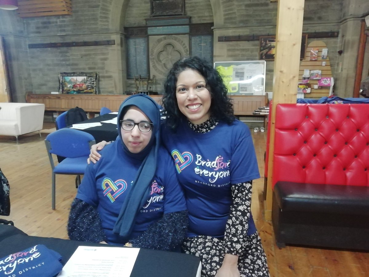PunnuNeena's tweet photo. We @BfdForEveryone are here @mmchurchbfd excited to see what our #Bradford #ambassadors (local residents) have been up to, promoting &amp; celebrating our beautiful city @bradford2025 #bradfordforeveryone 
#PowerToThePeople
#localvoices shaping our work https://t.co/Ei4h7JrgDX