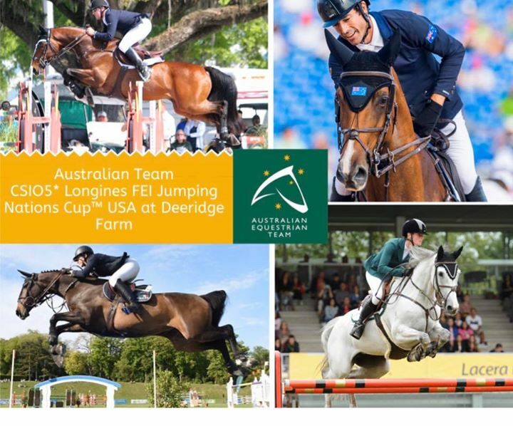 montando's tweet photo. Australia anuncia la participación de un equipo, por primera vez, en la Liga de Norte América, en Wellington del 12 al 16 de febrero próximos dentro del 
CSIO5* Longines FEI Jumping Nations Cup en Deeridge Farms.

Australia will be taking part in the CSI… https://t.co/BBXDhLwV5d https://t.co/nGgB2K4RWK