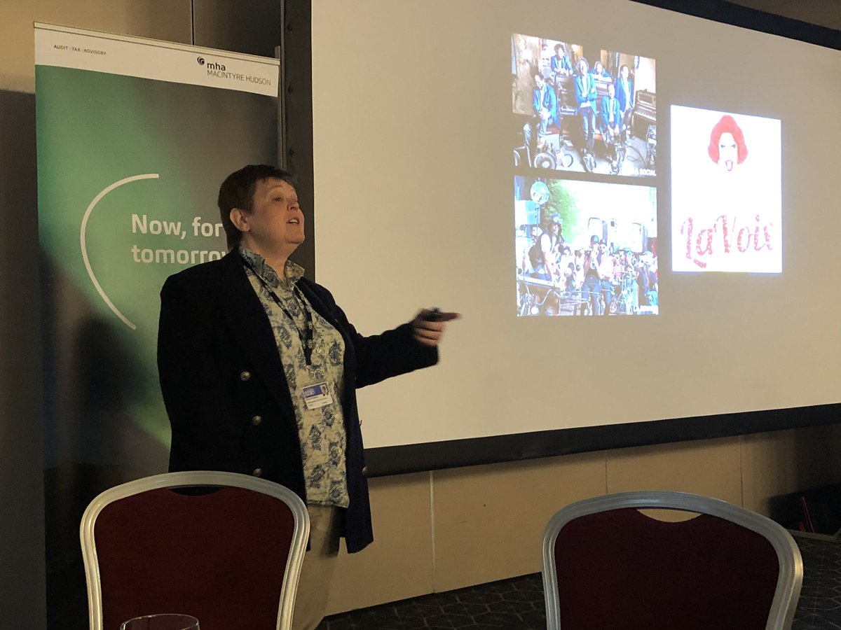 Fantastic presentation by <a href="/Scotscowgirl/">Monica Ferguson</a> from <a href="/StablesMK/">The Stables MK</a> talking about <a href="/IFMKfest/">IF: Milton Keynes International Festival</a> #2020! Great new venue for <a href="/citybreakfastmk/">City Breakfast MK</a> too!