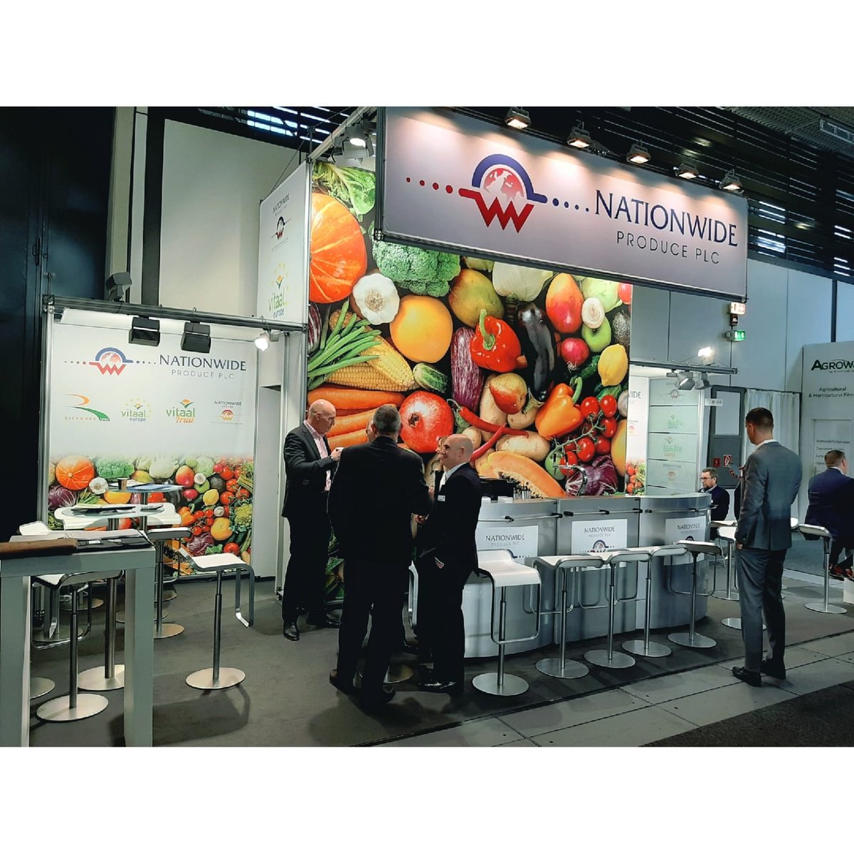 Yes we are here again! Hall 8.2 stand B06.  Hope we will see you around! #fruitlogistica #nationwideproduce #vitaaleurope