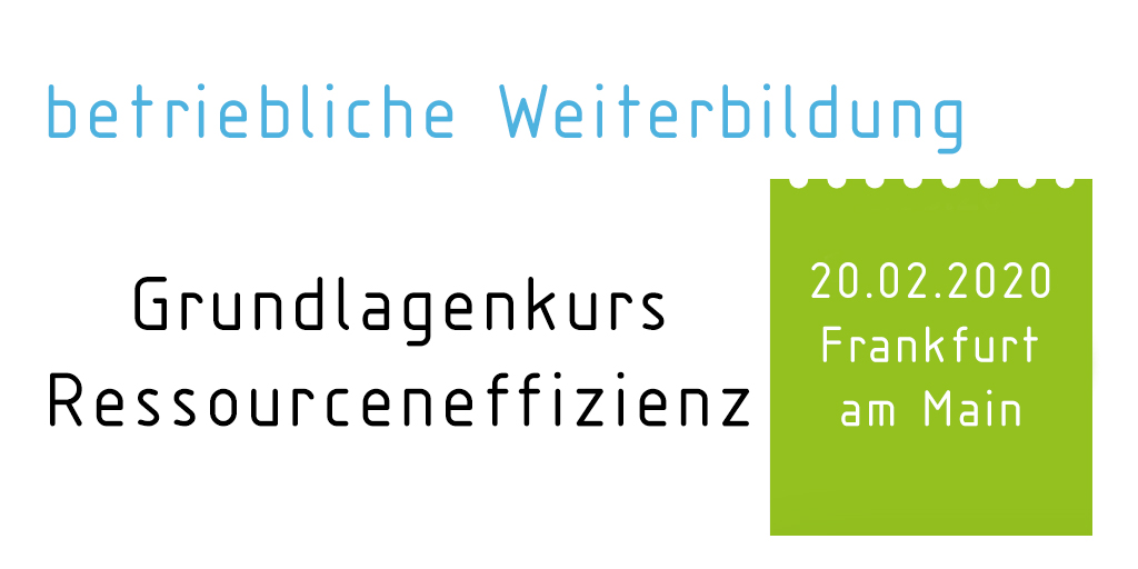 VDI_ZRE's tweet image. Noch 2 Plätze frei:
Grundlagenkurs zu #Ressourceneffizienz als #BetrieblicheWeiterbildung in #FFM bei der @DECHEMA

Info &amp;amp; Anmeldung: qualifizierung-re.de/qualifizierung…

#WeiterbildungFrankfurt #Weiterbildung #Energieeffizienz #RohstoffeSparen