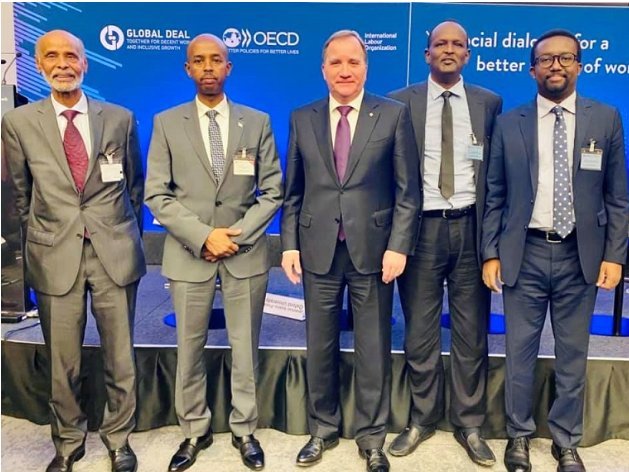 XoogagaWDNYT's tweet photo. The Minister of Labor and Social Affairs of the Federal Government of Somalia, HE Sadiq Hirsi Warfa, attended a conference in Paris, France. https://t.co/GgORJg5WEu https://t.co/XYr57x4QSs