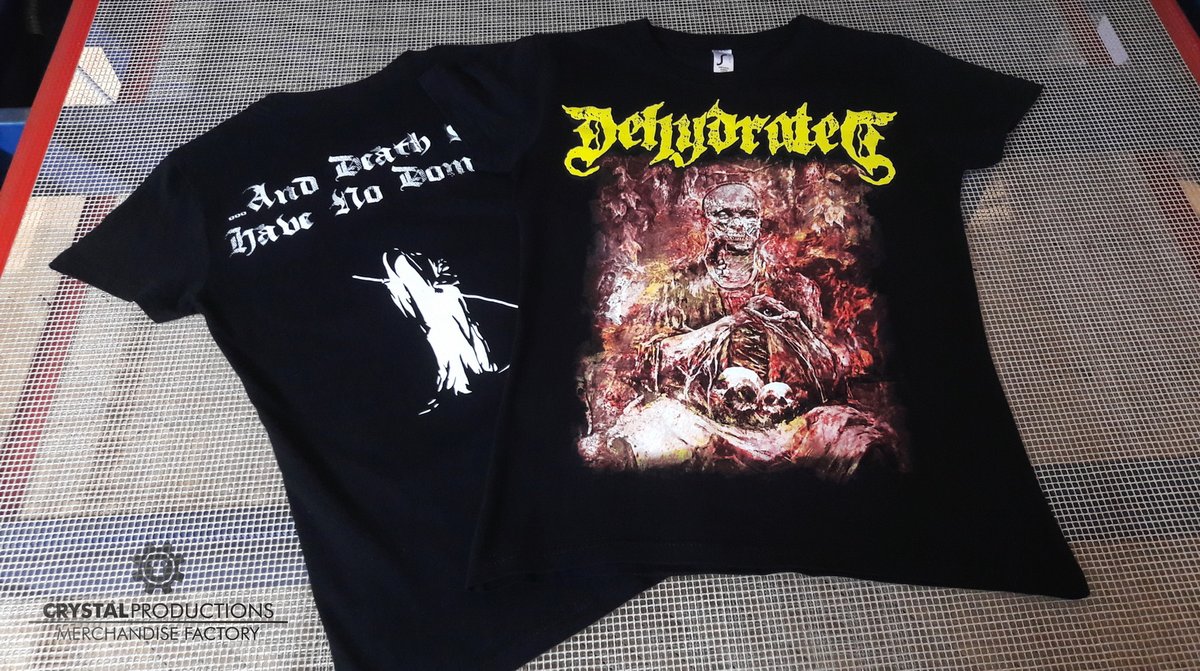 CrystalPress's tweet image. Great new t-shirts for deathmetal band DEHYDRATED!!!

dehydrated.sk crystalprod.cz

#crystalmerch #crystalprod #merch #bandtshirts #deathmetal #merchandise #tshirts #screenprint