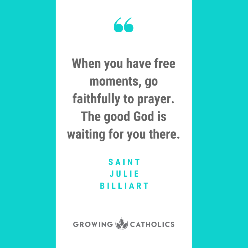 GCatholics's tweet photo. In Free Moments - https://t.co/Rdjhwt9H9o
#saintquotes #catholicsaints #stjuliebilliart https://t.co/B6DirliFc1
