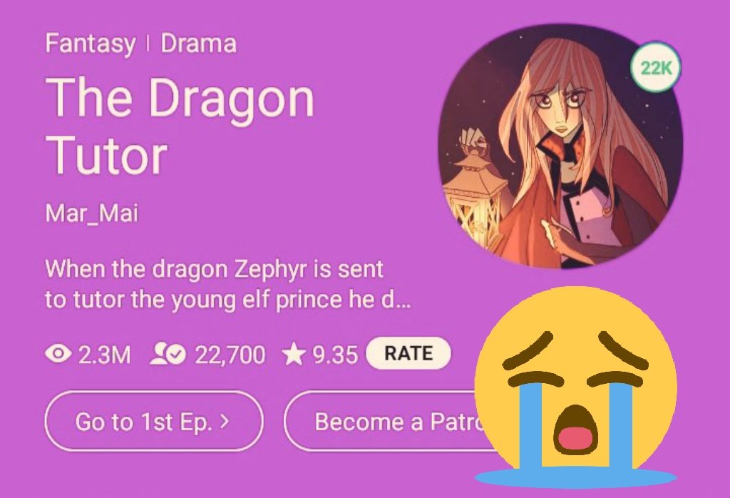 A screenshot that shows my subscribers count on Webtoon