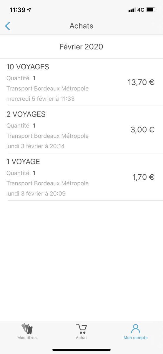 gronemocom's tweet photo. Depuis mon retour en France j’utilise @Witick_app pour acheter mes billets de transport à Bordeaux ! Tout est parfait ! Enfin une application qui fonctionne au top pour acheter et valider son ticket en 1 clic 👌🏻 https://t.co/8RWgSbTERA