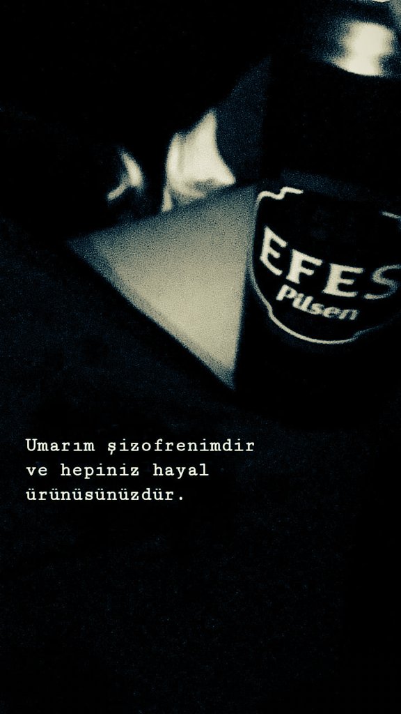 Umarım şizofrenimdir ve hepiniz hayal ürünüsünüzdür #carsamba