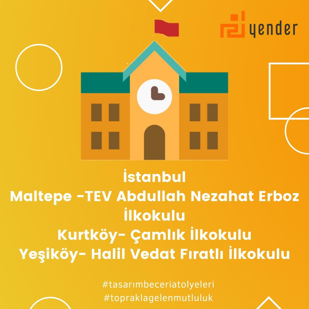 tryender's tweet photo. Tasarım-Beceri Atölyelerimize eğitmen yetiştirme amacıyla verdiğimiz MEB onaylı usta öğreticilik kursumuz, belirtilen okullarda gerçekleşecektir.
#topraklagelenmutluluk
#yender
#2023eğitimvizyonu
#tasarimbeceriatölyeleri https://t.co/v5YBogkVGs