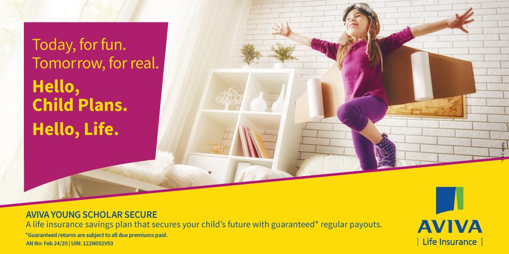 AvivaIndia's tweet photo. Your child’s dreams are precious. Secure them with Aviva Young Scholar Secure. Know more: https://t.co/nryDwTYygG
#HelloChildPlans #HelloLife #HelloAviva https://t.co/v6PRTgriDM