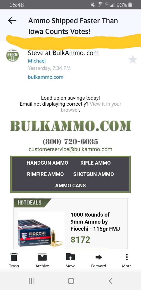 Moe4777's tweet photo. @BulkAmmo love it!! Will be ordering in the near future!! #2a #iowacaucases #IOWAGATE #IowaDems #IowaFail https://t.co/QwkaNJPfTD