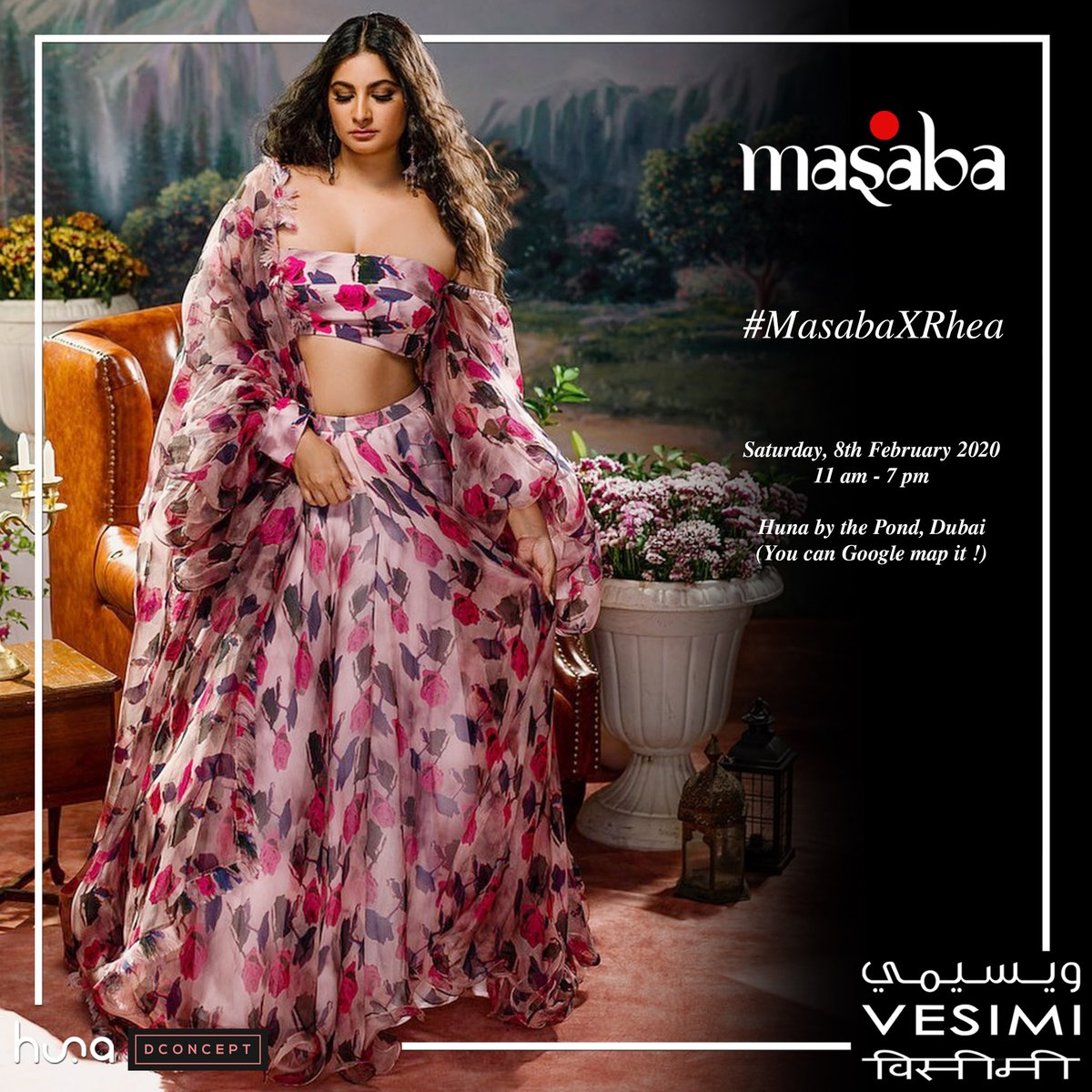 _VESIMI's tweet photo. Designer to the stars Masaba Gupta is back in Dubai with 2 exciting new collaborations! An incredible new line with Style maven Rhea Kapoor, and a new sustainable, capsule collection in partnership with the United Nations, aptly titled “ I will wear out plastic.” https://t.co/PwFs7TPUbM