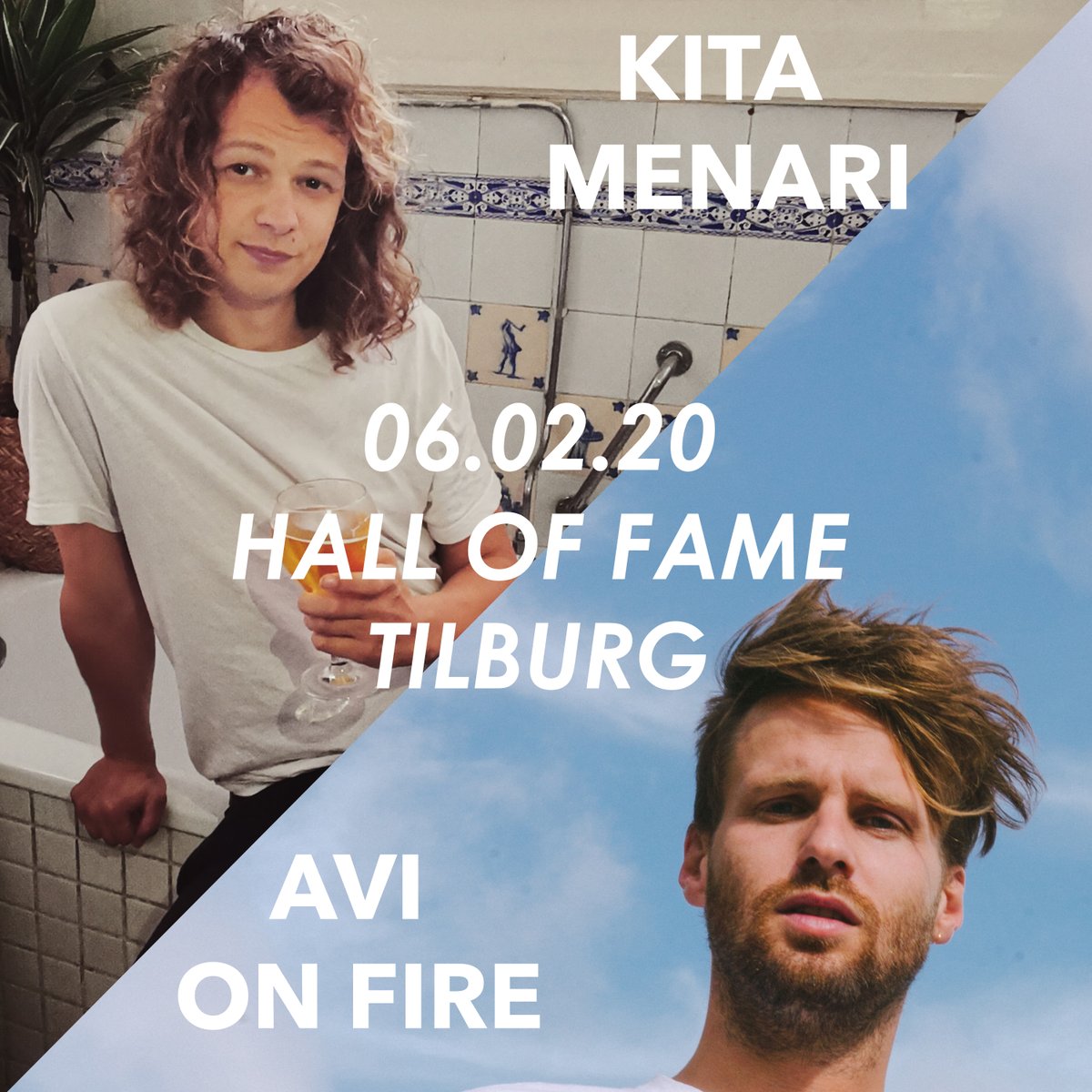 KitaMenari's tweet photo. TILBURG! Come catch us and the loveable @whyisavionfire at the Hall Of Fame (@hoftb) on 6 February! It's indie pop party time!

Grab those tickets and grab them quickly 😁. 

Tickets: https://t.co/mm96tcyXKx

#tilburg #HallOfFame #ontheroad #livemusicnetherlands
#indiepop https://t.co/f7N2iByYHK