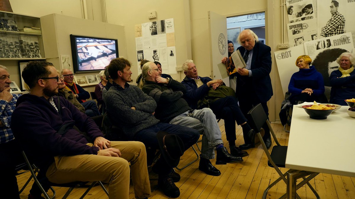 DemarcoArchive's tweet photo. We are open today at 1pm and we look forward to having you!
Here are some images from the Private View event on the 16th January 2020. (Credit: Barrie Barreto)
>> Demarco - Watson << '50 Years on the Road' https://t.co/1NqwGhruss