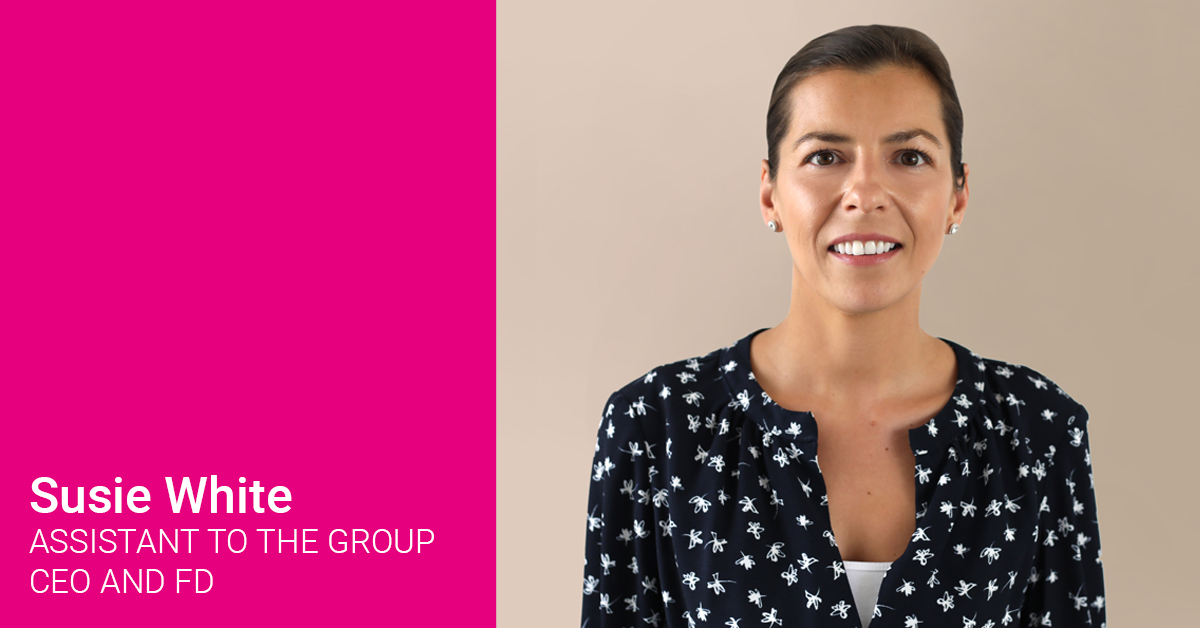 Meet Susie White, Assistant to the Group CEO &amp; FD. Susie is an essential component in making lives run smoothly &amp; efficiently at #Stonbury Susie loves her job, work-life balance &amp; colleagues &amp; we love Susie! ow.ly/qMls50xYkZB #meetourteam #careers #jobforlife #waterindustry