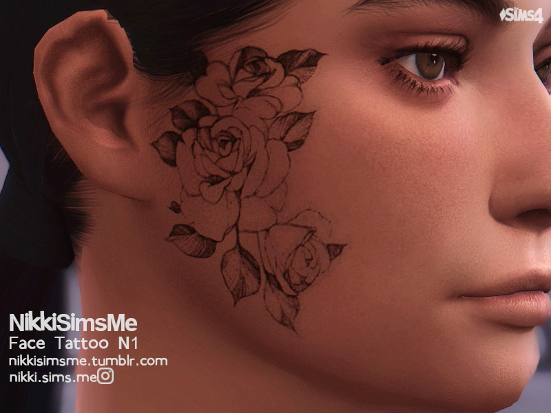 Third Eye Face Tattoo  The Sims 4 Catalog