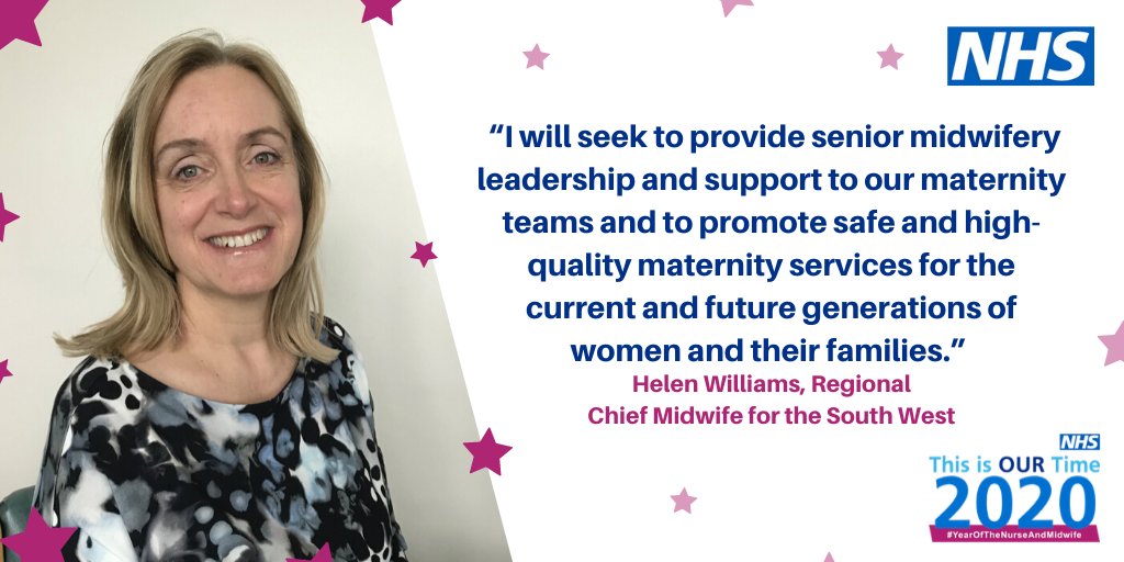 “I will seek to provide senior midwifery leadership and support to our maternity teams and to promote safe and high-quality maternity services for the current and future generations of women and their families.” said Helen Williams, who has been appointed as our new Regional Chief Midwife for the #SouthWest 
