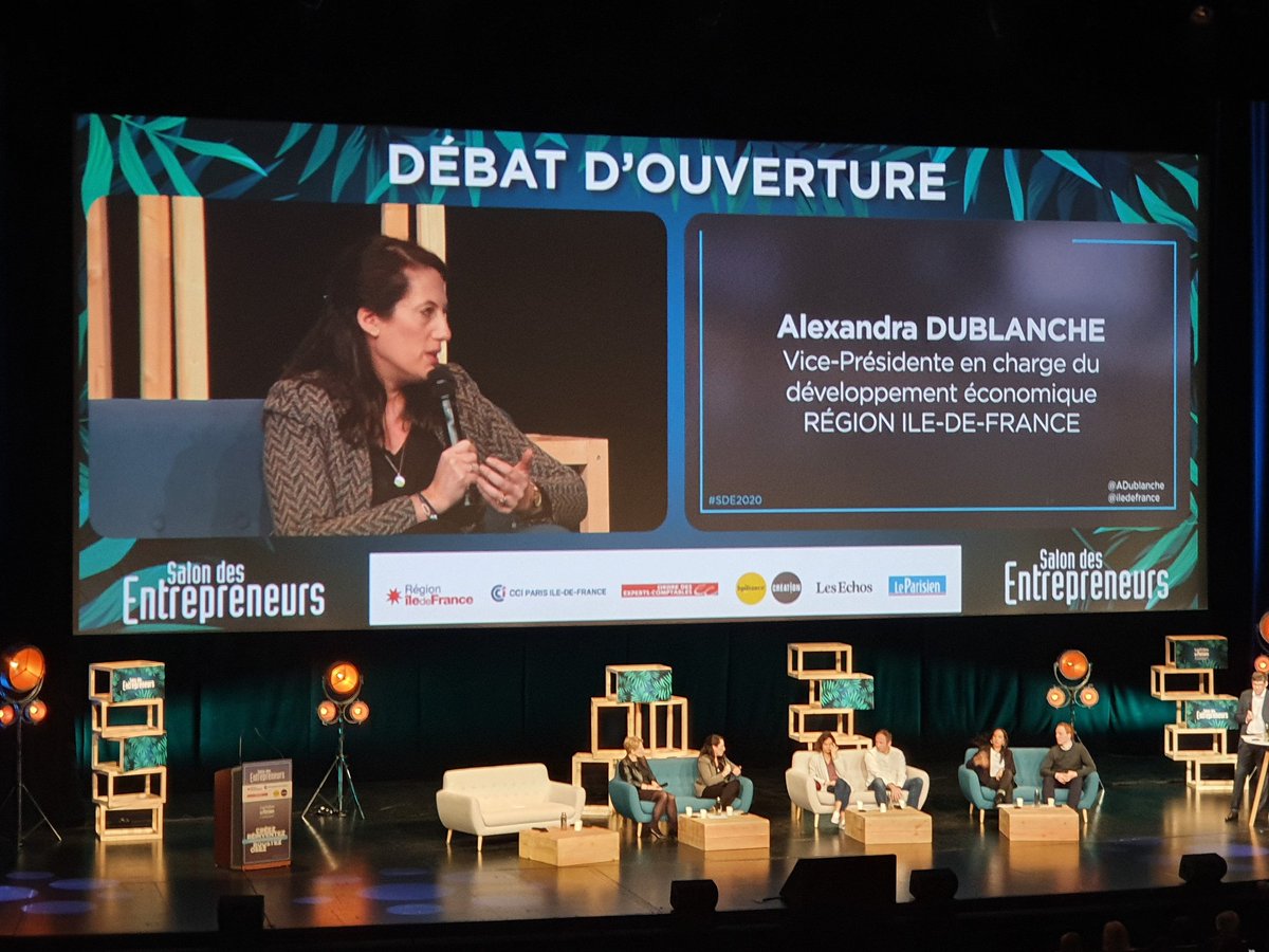 Région Île-de-France (@iledefrance) on Twitter photo #DirectIDF 📣 <a href="/ADublanche/">Alexandra Dublanche</a>, vice-présidente de la Région <a href="/iledefrance/">Région Île-de-France</a> en charge du développement économique, est présente ce matin lors du débat d'ouverture du Salon des #Entrepreneurs. #SDE2020 #DirectIDF 📣 <a href="/ADublanche/">Alexandra Dublanche</a>, vice-présidente de la Région <a href="/iledefrance/">Région Île-de-France</a> en charge du développement économique, est présente ce matin lors du débat d'ouverture du Salon des #Entrepreneurs. #SDE2020