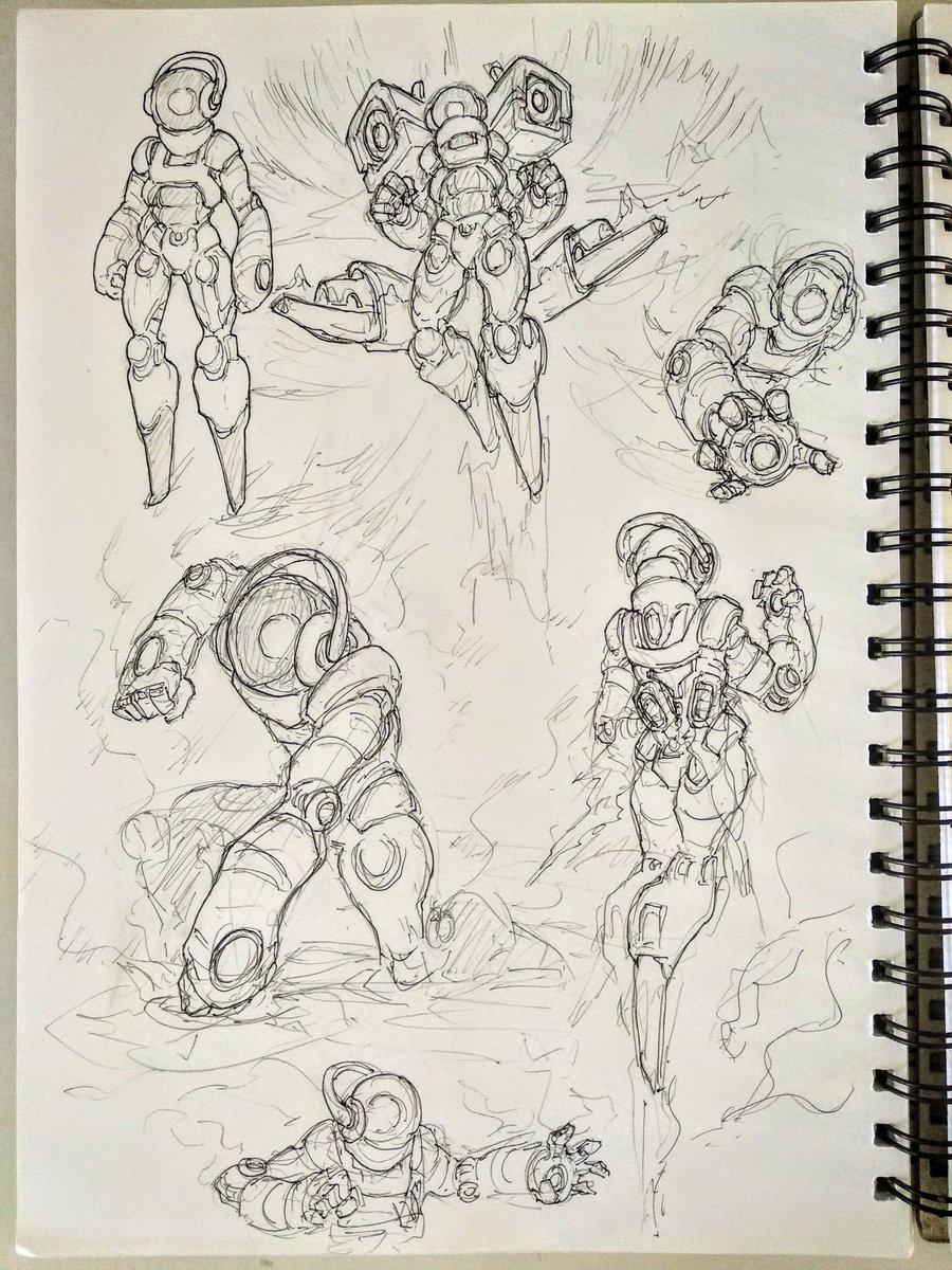 Sketches of Red Comet (a character I'm working on)
She'll be featured in a few of my future works so stay tuned 