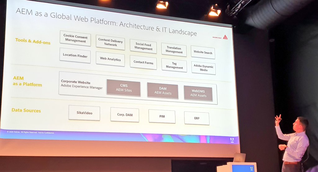 poiz64's tweet photo. Hey @petersimon84, I followed your advice and took the picture! Thanks for explaining your #digital #marketing and how you run the #global website @Sika! #adobecxmspace #CXM https://t.co/CppvZCCA0X