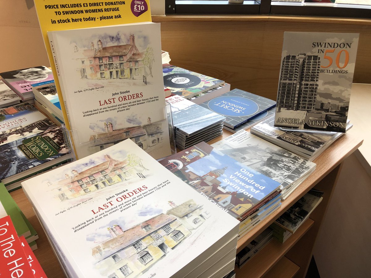 Some excellent reading material <a href="/libraryshop/">Libraryshop</a> #secretswindon #swindonin50buildings