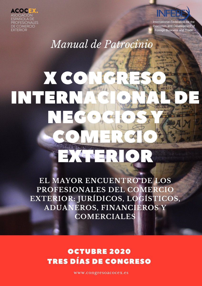 Ya está visible la Web del X Congreso Internacional de Negocios y Comercio Exterior xcongreso.congresoacocex.es <a href="/acocex/">Acocex</a> <a href="/infebexfed/">INFEBEX</a> <a href="/BeatrizTriper/">Beatriz Triper</a> <a href="/MundoSpanish/">Mundo Spanish</a>