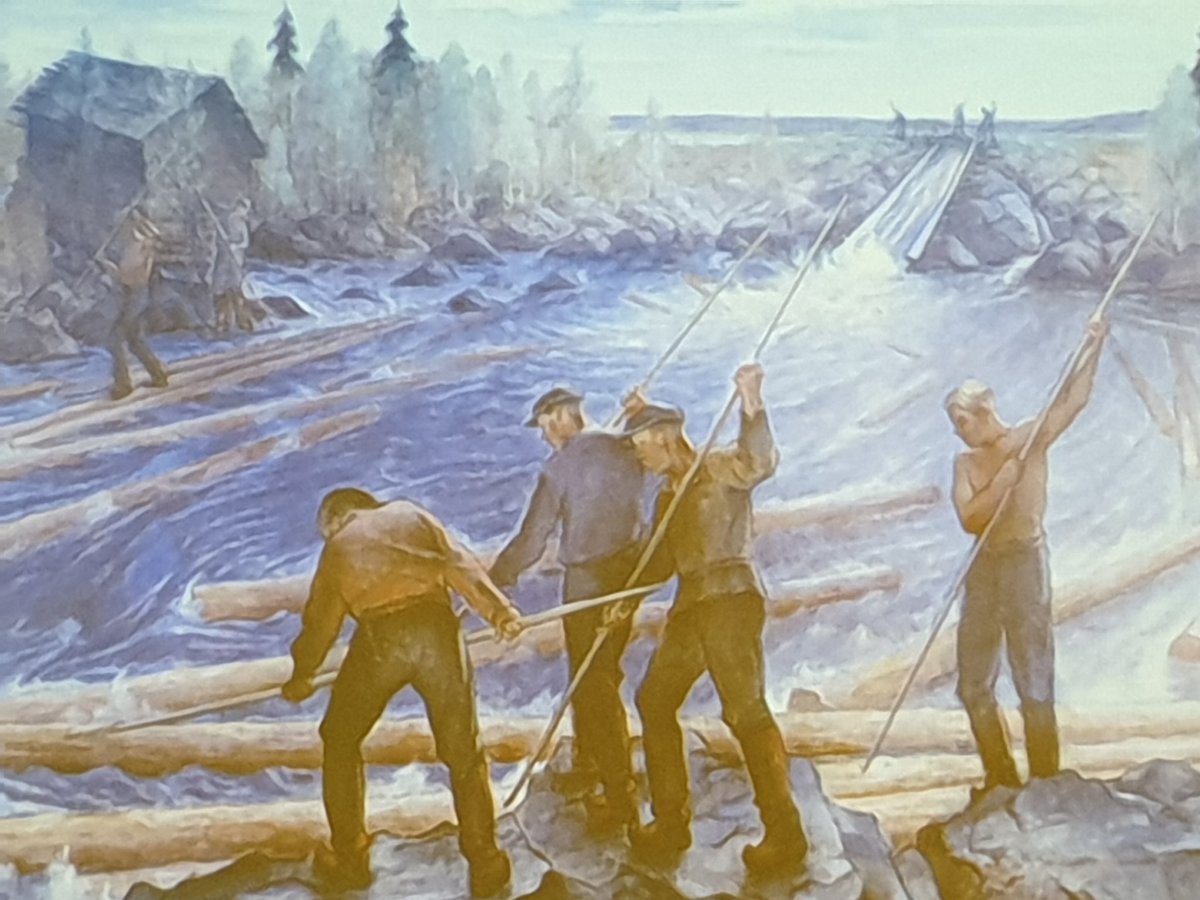 Splendidtrees's tweet photo. Interesting talk by famous #Finnish historian connecting emergence as a nation to the #forests. "Finns are #timber". Their cheap paper production supported the British Empire through widespread communication of the printed word...unholy trinity, spitting blood, dancing! https://t.co/TviInSFpqL