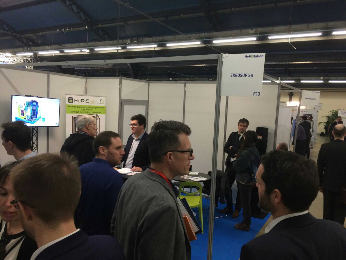 En direct du salon <a href="/HyVolution/">Hyvolution</a> ! Venez découvrir nos produits innovants de production d'hydrogène sous pression et échanger avec notre équipe sur notre stand F13 ! #hydrogene #HyVolution