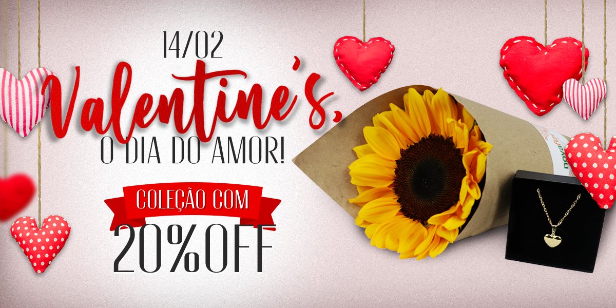 novaflor's tweet photo. Valentine's Day chegando e você aí sem ideia do presente que vair dar para aquela pessoa especial? Temos promoção de 20OFF em toda a coleção. 🧡🏷

Confira: https://t.co/ruLq3VcpTD https://t.co/hcp6tQM9QK