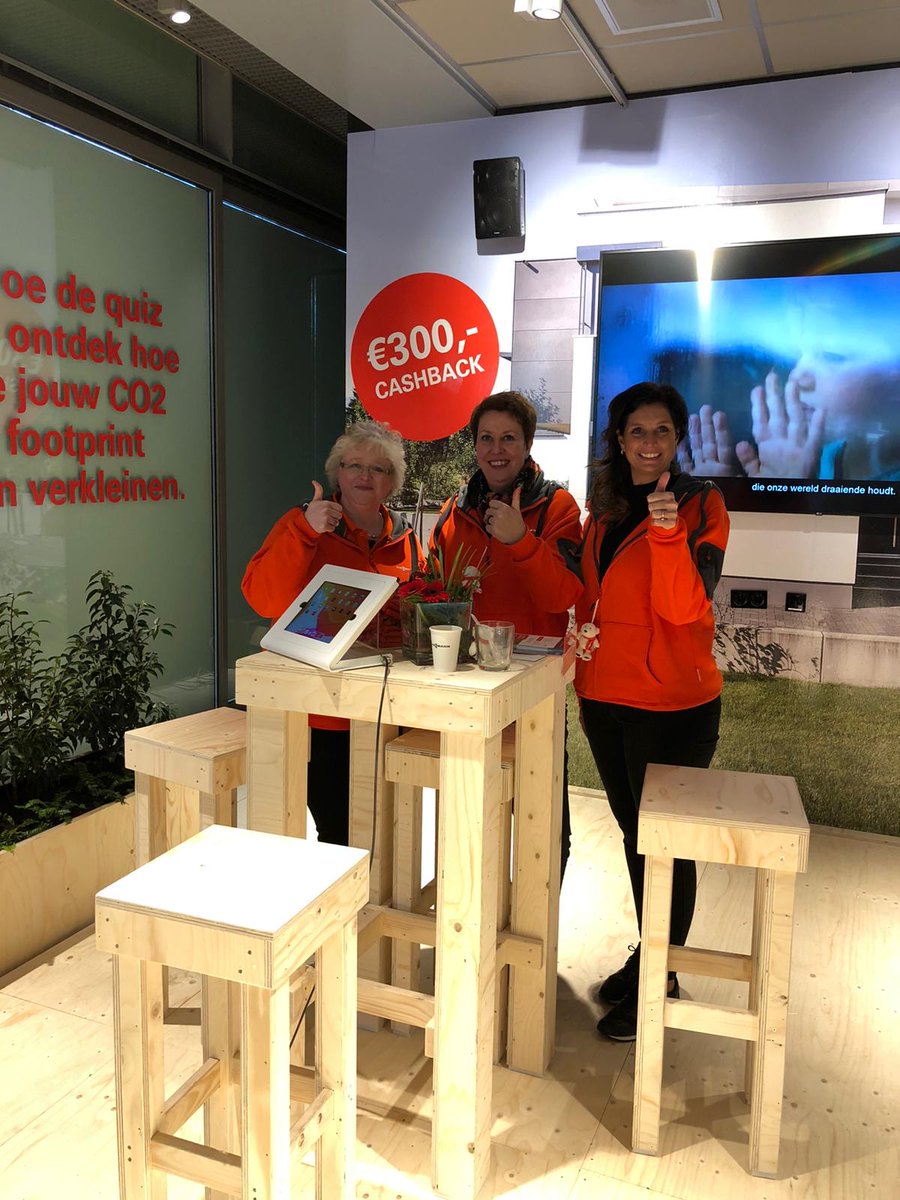 Zien wij jou vandaag ook weer in onze pop-up store? We zijn de hele dag aanwezig. Doe de test en ontvang 300 euro cashback! #vsk #nscentraal