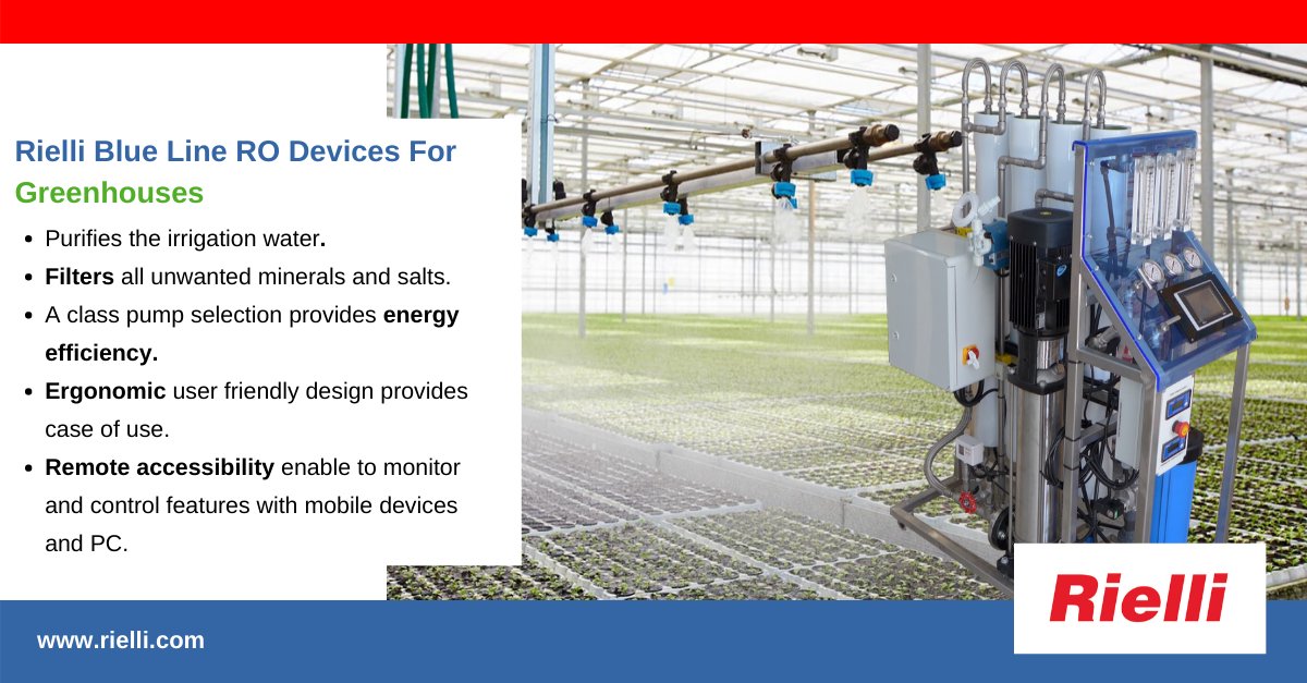Contact us immediately for Blue Line Reverse Osmosis Devices, specially designed for greenhouse cultivation #water #reverseosmosis