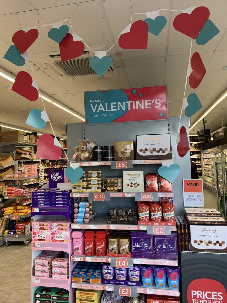 CossansSharon's tweet photo. Valentine’s Day set up @portlethen https://t.co/wrnfZIyqzj