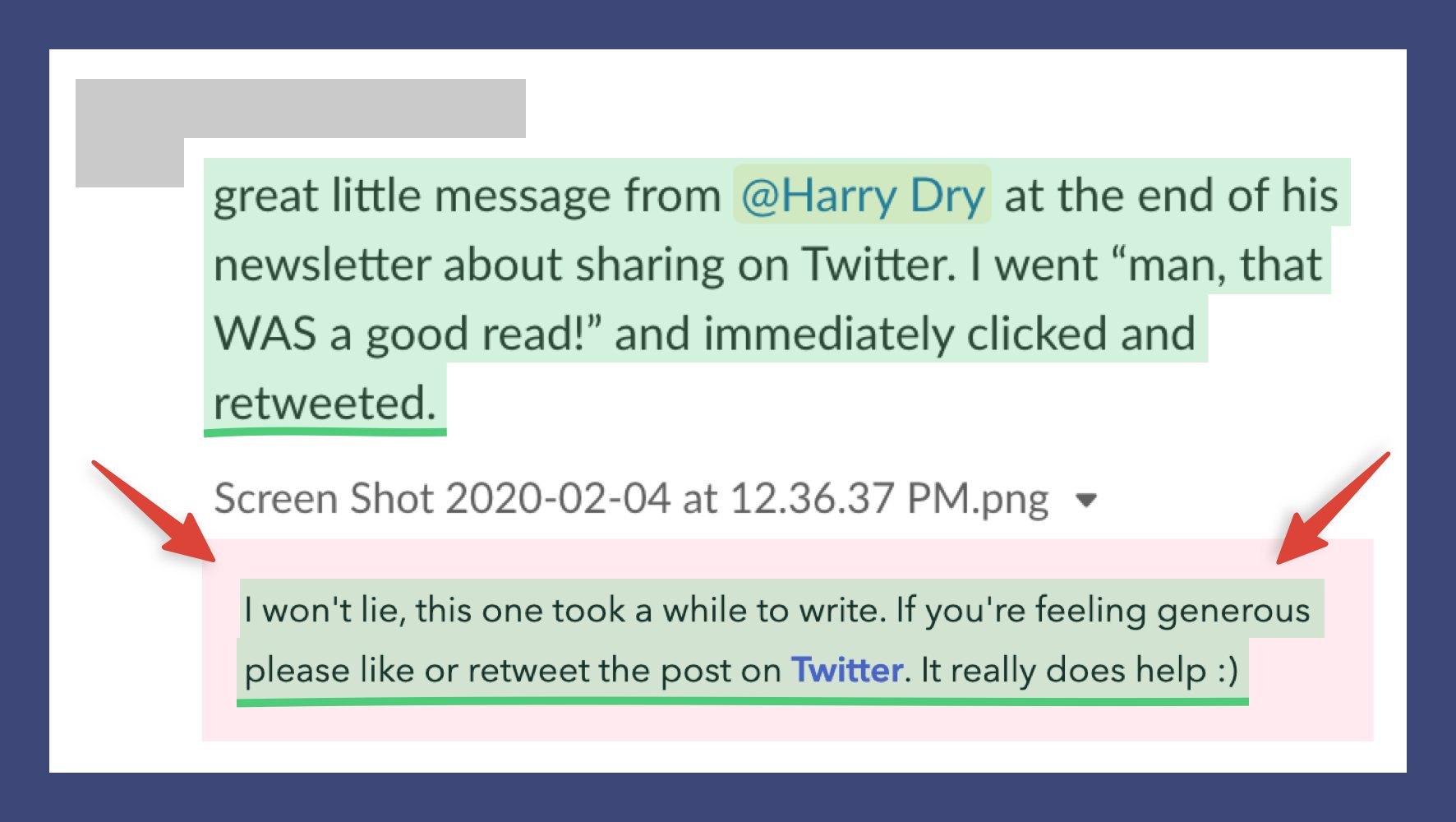 Harry's Marketing Examples on Twitter "Ok, so this thread went “viral