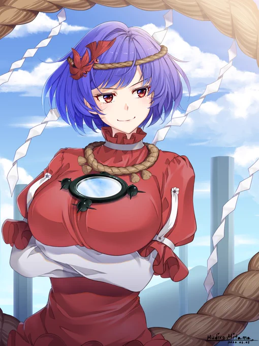 #東方project 普通に神奈子様。 