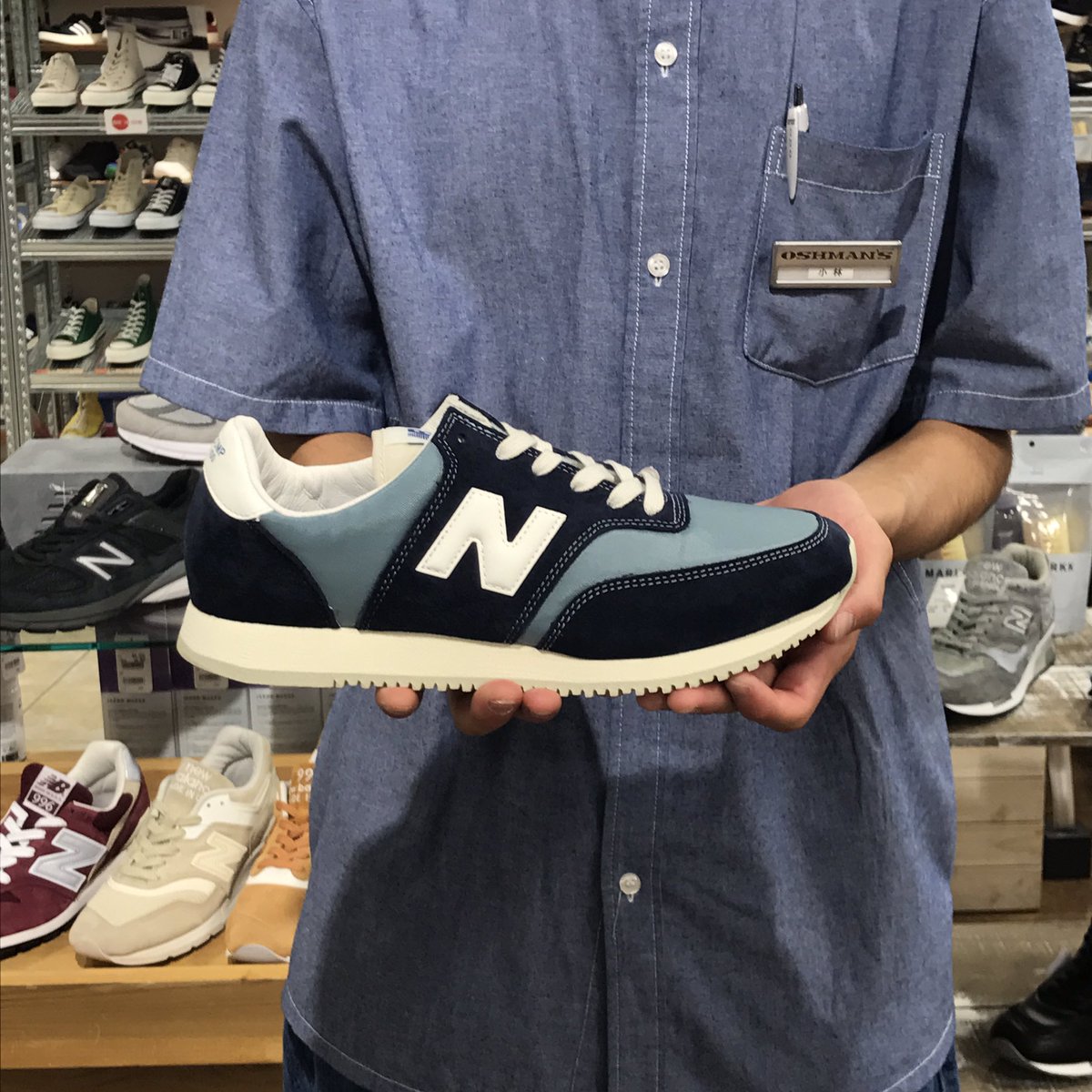 oshmans_SJK_5FS's tweet photo. 『NEW ITEM』
new balance
MLC100
1978年に170gという驚異的な軽さを実現した伝説のマラソンシューズ『COMP100/コンプ100』がスニーカーアプローチで蘇りました‼️
2020年、new balanceのキーアイテムの一つでもある話題の逸足です✨
#ニューバランス #COMP100 #オッシュマンズ新宿 https://t.co/MKi3dfl3Xc