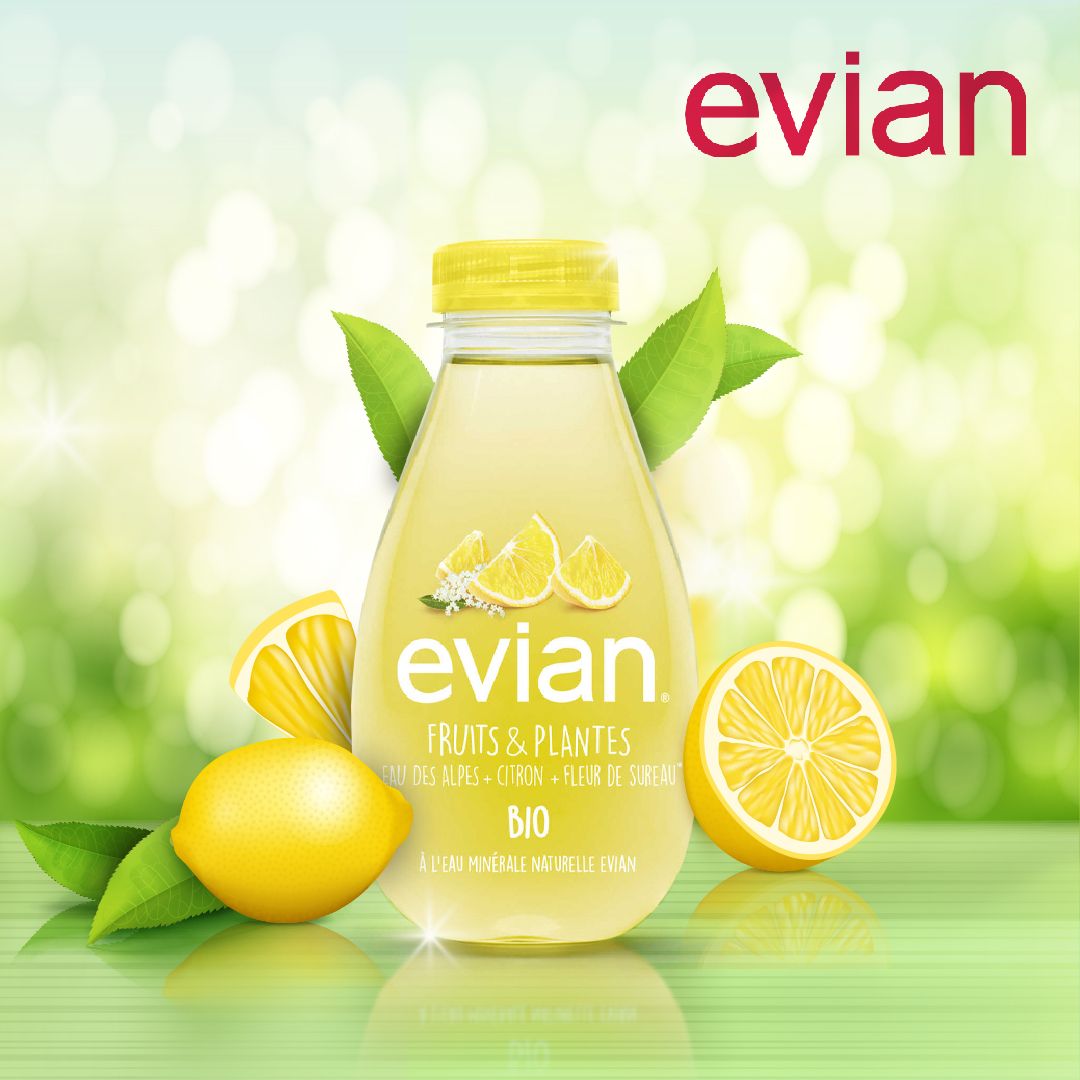 Drops Kuwait on Twitter "Evian Fruits & Plants is made from more than