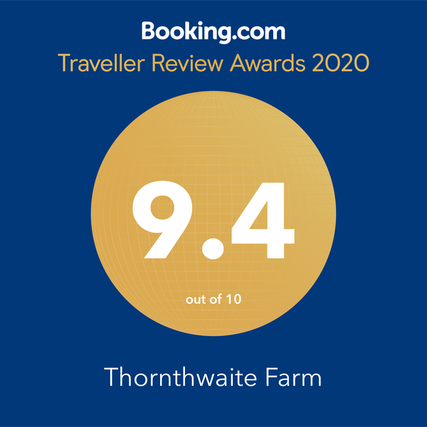 Thank you to all our guests old and new during the previous 12 months.  We have been awarded a fantastic 9.4 out of 10 by our #bookingcom guests in the Traveller Review Awards.