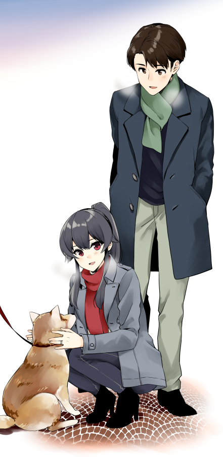 提督×矢矧らくがき 