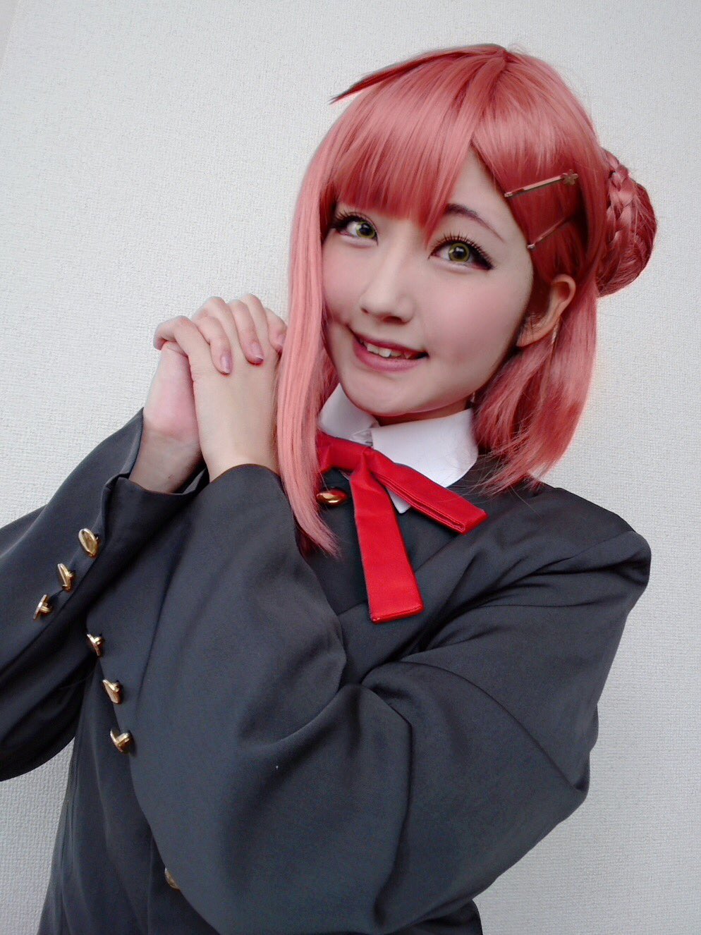 上原歩夢 セット済ウィッグ コスプレウィッグ ラブライブ！虹ヶ咲学園スクールアイドル同好