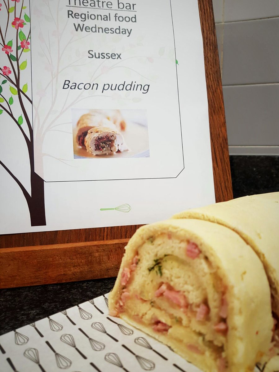 StFaithsKitchen's tweet photo. What to have for lunch today @St_Faiths ? The St Faith's favourite Chicken Katsu Curry or our regional food dish from the theatre bar, which is a traditional Sussex Bacon Pudding @ChartwellsInd #katsucurry #baconpudding https://t.co/qIDiwZ00Yx