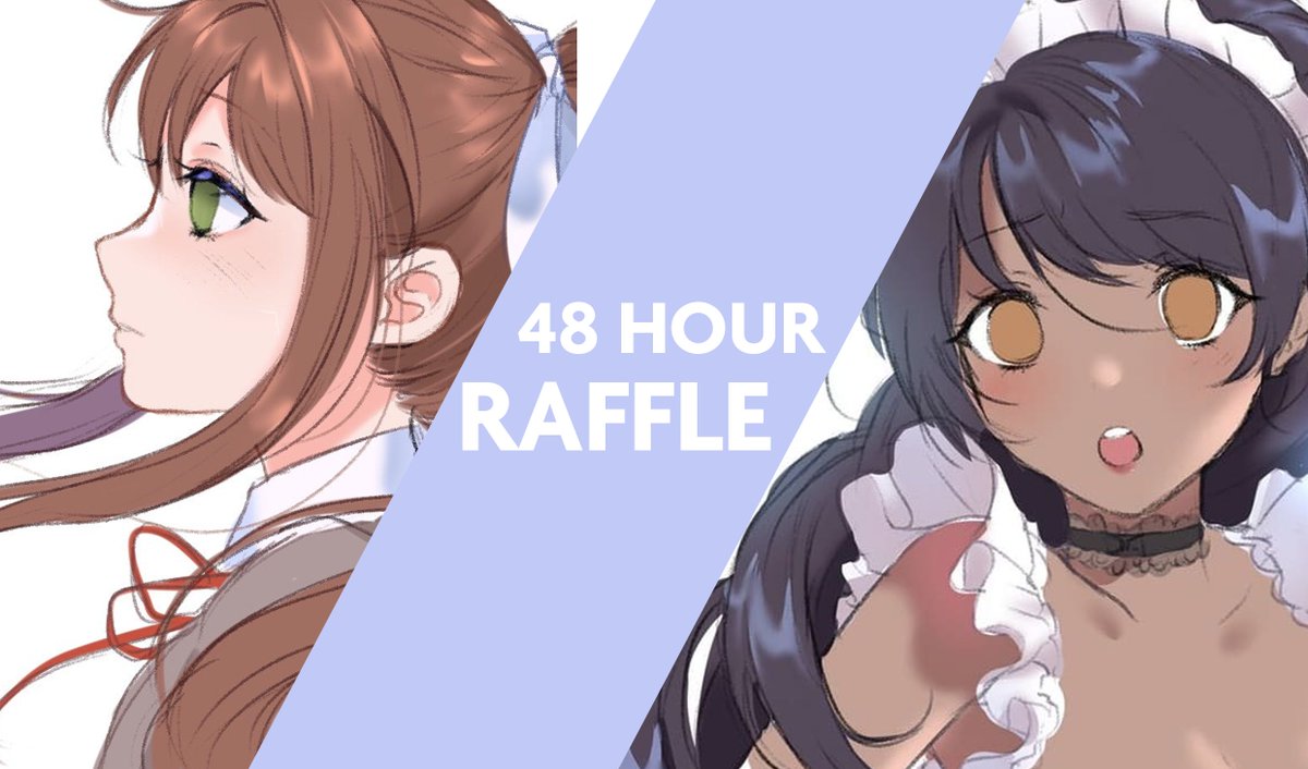 💜 48 HOUR RAFFLE 💜

rt + follow me to enter, win a sketch with character of your choice!