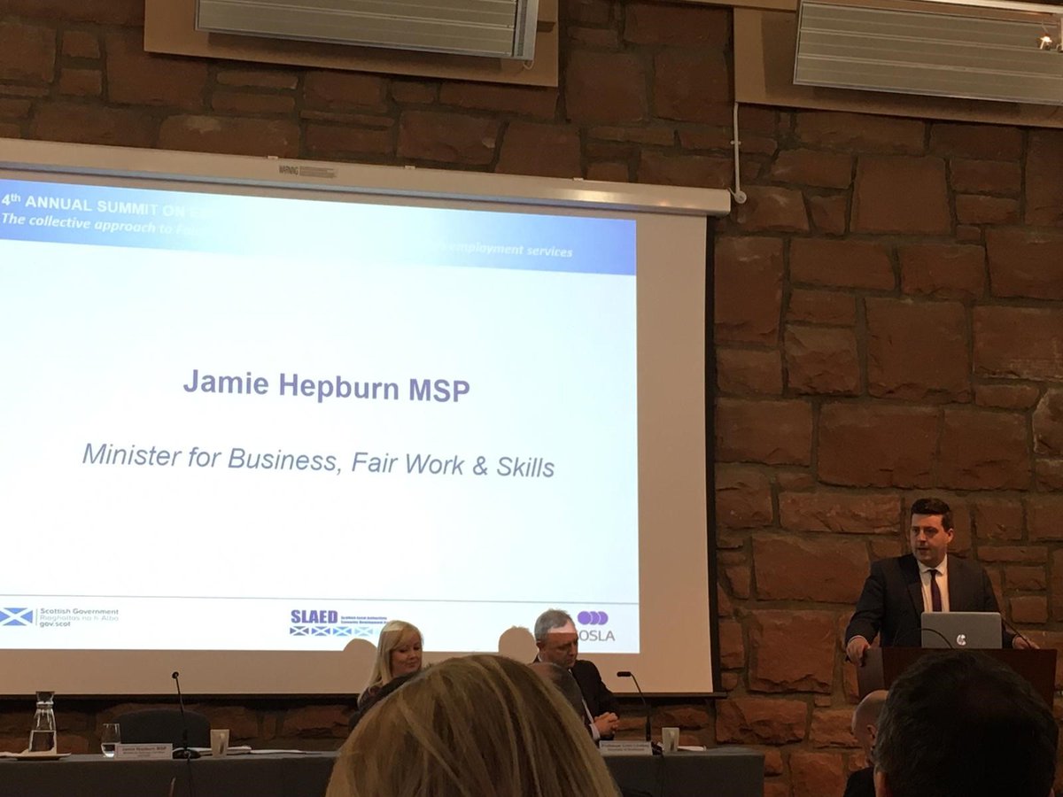 Susan Paterson, our General Manager in #Scotland is attending the 4th Annual Summit on Employability today in Edinburgh. 

<a href="/jamiehepburn/">Jamie Hepburn MSP</a> MSP, and Gavin Gray, are two of the speakers included in today's informative talks. 

#Employsum2020 <a href="/EmployinScot/">EmployinScot</a>