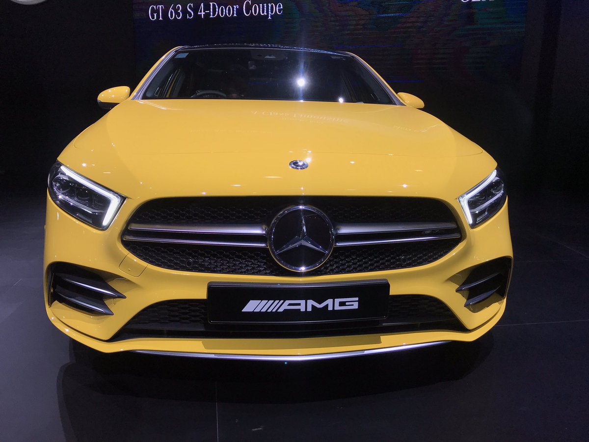 riteshmadhok's tweet photo. Mercedes has unveiled the #AMG #AClass #Limousine in #India #A354MATIC @MercedesBenzInd @AEMotorShow @motorworldindia @ShekharDC https://t.co/ixe3I6dT7l