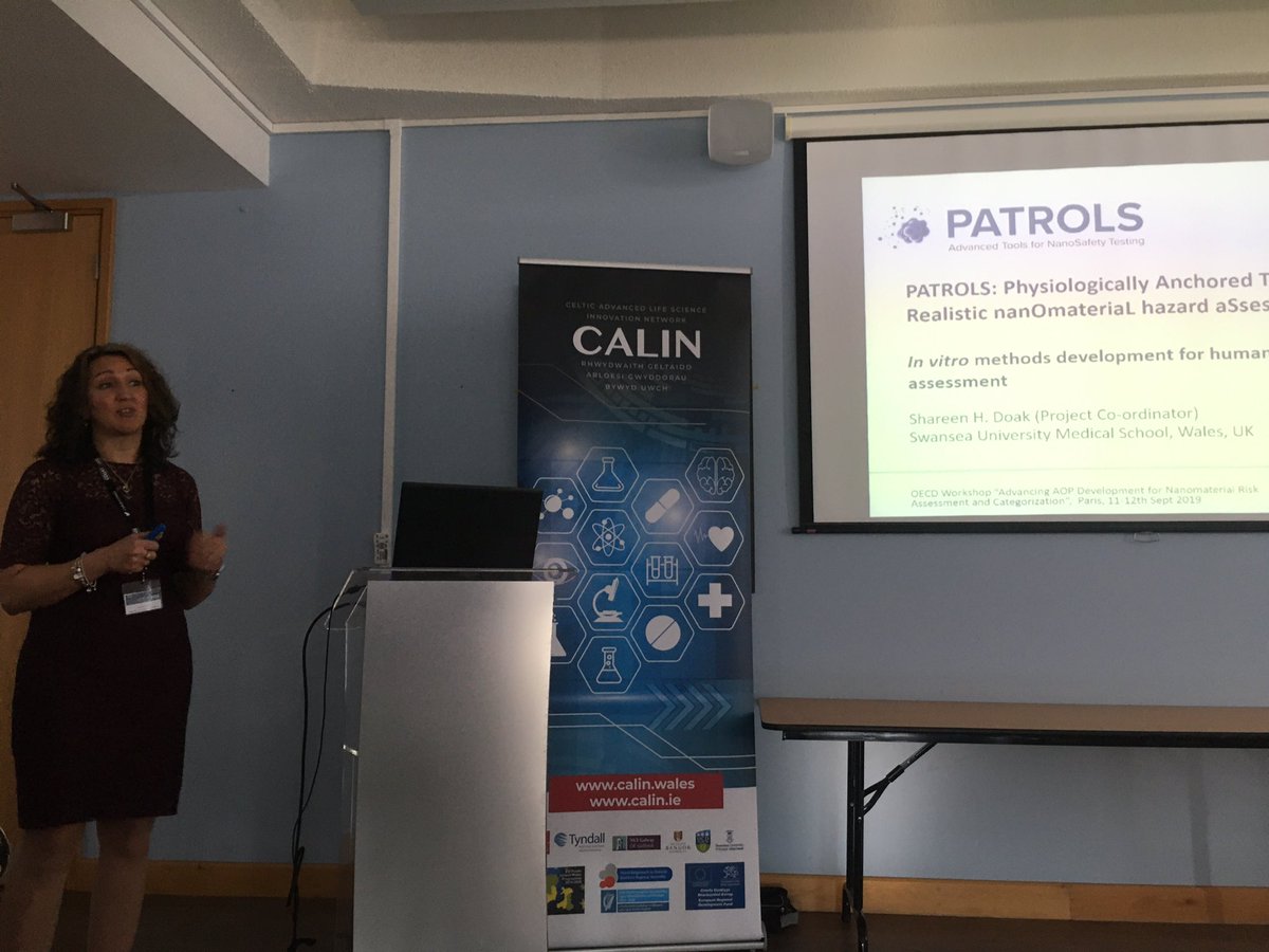 RBGO_SwanseaUni's tweet photo. Prof @sherfern1 is working with partners on a global scale to advance tools to test the safety of nano materials through the @PATROLS_H2020 project @SwanseaMedicine #CollaborateILS https://t.co/x6Q5t58zSV
